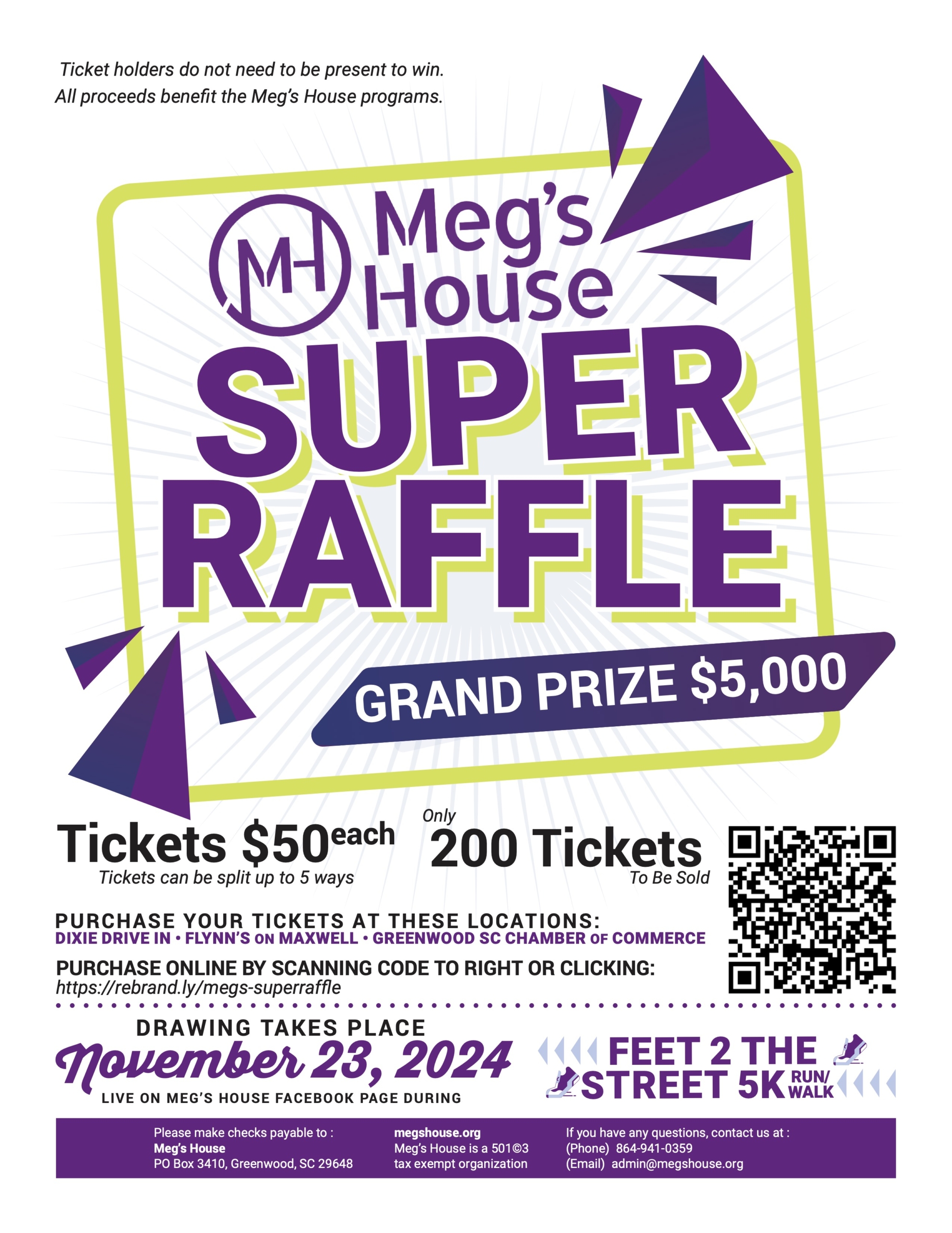 Super Raffle Yellow Super Raffle 2024 - Meg's House
